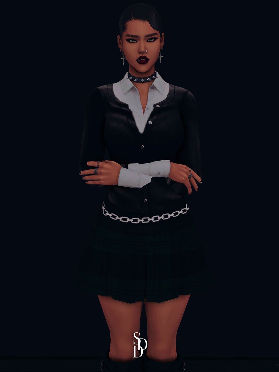 simmerdowndee's tweet photo. Oh, he's sorry! He's sorry, he's sorry, he's sorry, he's sorry, he's sorry! #TheCraft #Nancydowns #ShowUsYourSims 

Day two of #MintoberCAS #WitchingHour https://t.co/TY5hEzjlrz