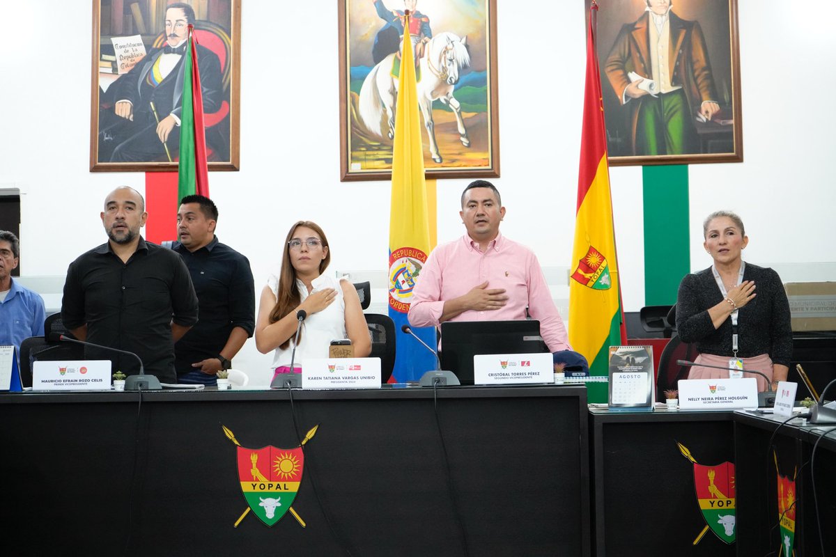 El #ConcejoYopal junto al alcalde Marco Tulio Ruiz inauguraron oficialmente el 3 periodo de sesiones ordinarias de 2024. Entre los temas están la aprobación de vigencias futuras y el endeudamiento para obras como el Palacio Municipal y mejoras en infraestructura vial