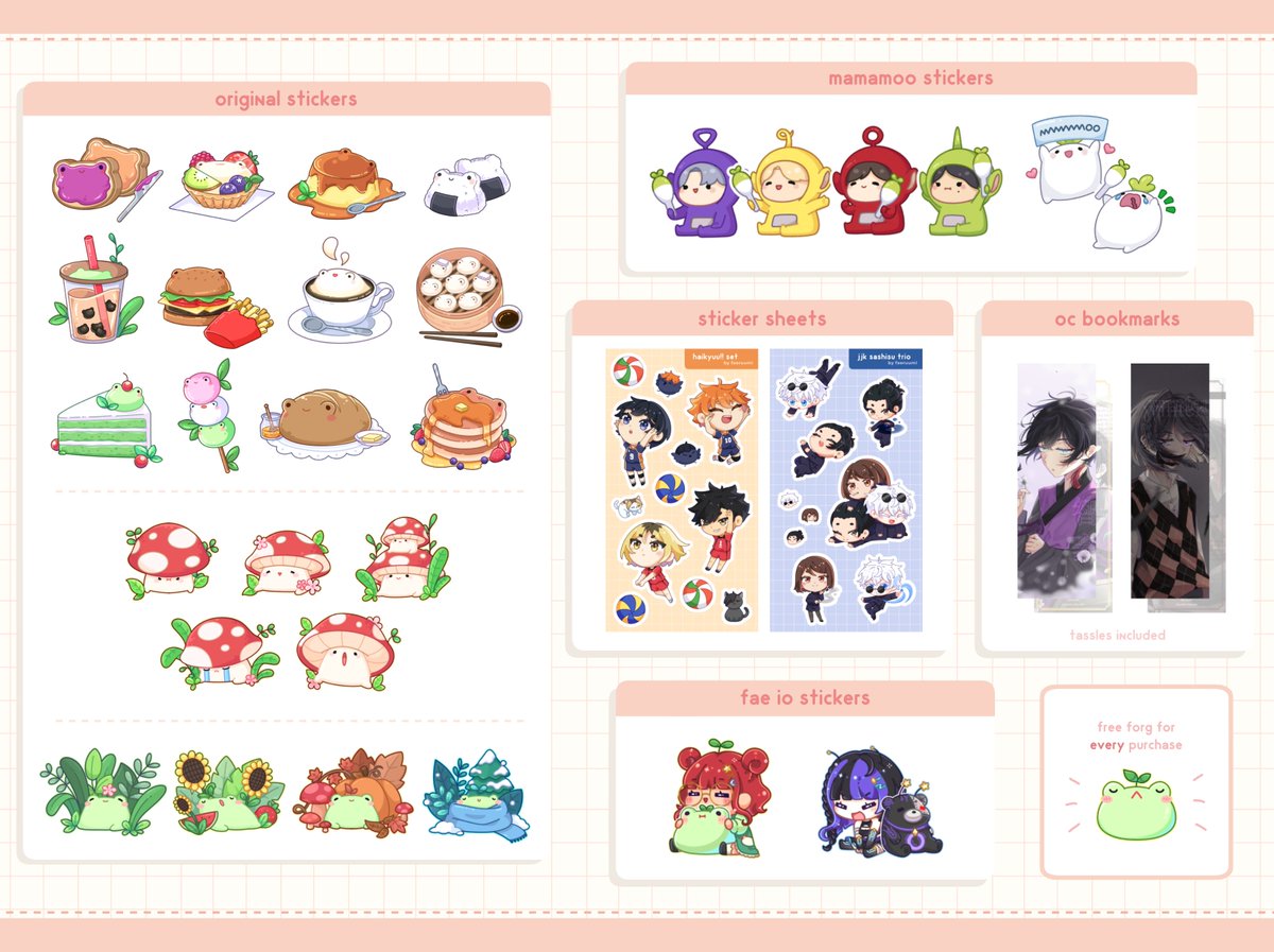 [RTs 🙏💕]

✨ PotA: Halloween Catalog ✨

going to be tabling for the first time this weekend waawaooughasd (explodes) here are my offered goods ! 🐸🛒

tabling with ms io 👾💜 come stop by and say hi .. ! !

#PotAHalloween #PatronsOfTheArts