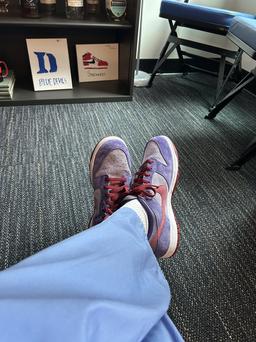 Jonathan Menachem (@menachem_j) on Twitter photo #kicksoncall Purple (precisely-plum) Dunks edition. Lots of HT on rounds and pointing out I was ahead of you guys with your matching purple kicks. <a href="/robmentz/">Robert Mentz, MD</a> <a href="/RyanTedfordMD/">Ryan J Tedford MD</a> <a href="/dranulala/">Anu Lala-Trindade</a> <a href="/AndrewJSauer/">Andrew J Sauer MD</a> <a href="/vbluml/">Vanessa Blumer, MD, FACC</a> <a href="/JennaSkowronski/">Jenna Skowronski</a> <a href="/JeffTeuteberg/">Jeff Teuteberg</a> <a href="/JCardFail/">Journal of Cardiac Failure</a> <a href="/ShashankSinhaMD/">Shashank Sinha, MD, MSc, FACC, FAHA, FHFSA</a> <a href="/AHajduczok/">Alexander Hajduczok, MD šŗš¦š</a> #kicksoncall Purple (precisely-plum) Dunks edition. Lots of HT on rounds and pointing out I was ahead of you guys with your matching purple kicks. <a href="/robmentz/">Robert Mentz, MD</a> <a href="/RyanTedfordMD/">Ryan J Tedford MD</a> <a href="/dranulala/">Anu Lala-Trindade</a> <a href="/AndrewJSauer/">Andrew J Sauer MD</a> <a href="/vbluml/">Vanessa Blumer, MD, FACC</a> <a href="/JennaSkowronski/">Jenna Skowronski</a> <a href="/JeffTeuteberg/">Jeff Teuteberg</a> <a href="/JCardFail/">Journal of Cardiac Failure</a> <a href="/ShashankSinhaMD/">Shashank Sinha, MD, MSc, FACC, FAHA, FHFSA</a> <a href="/AHajduczok/">Alexander Hajduczok, MD šŗš¦š</a>