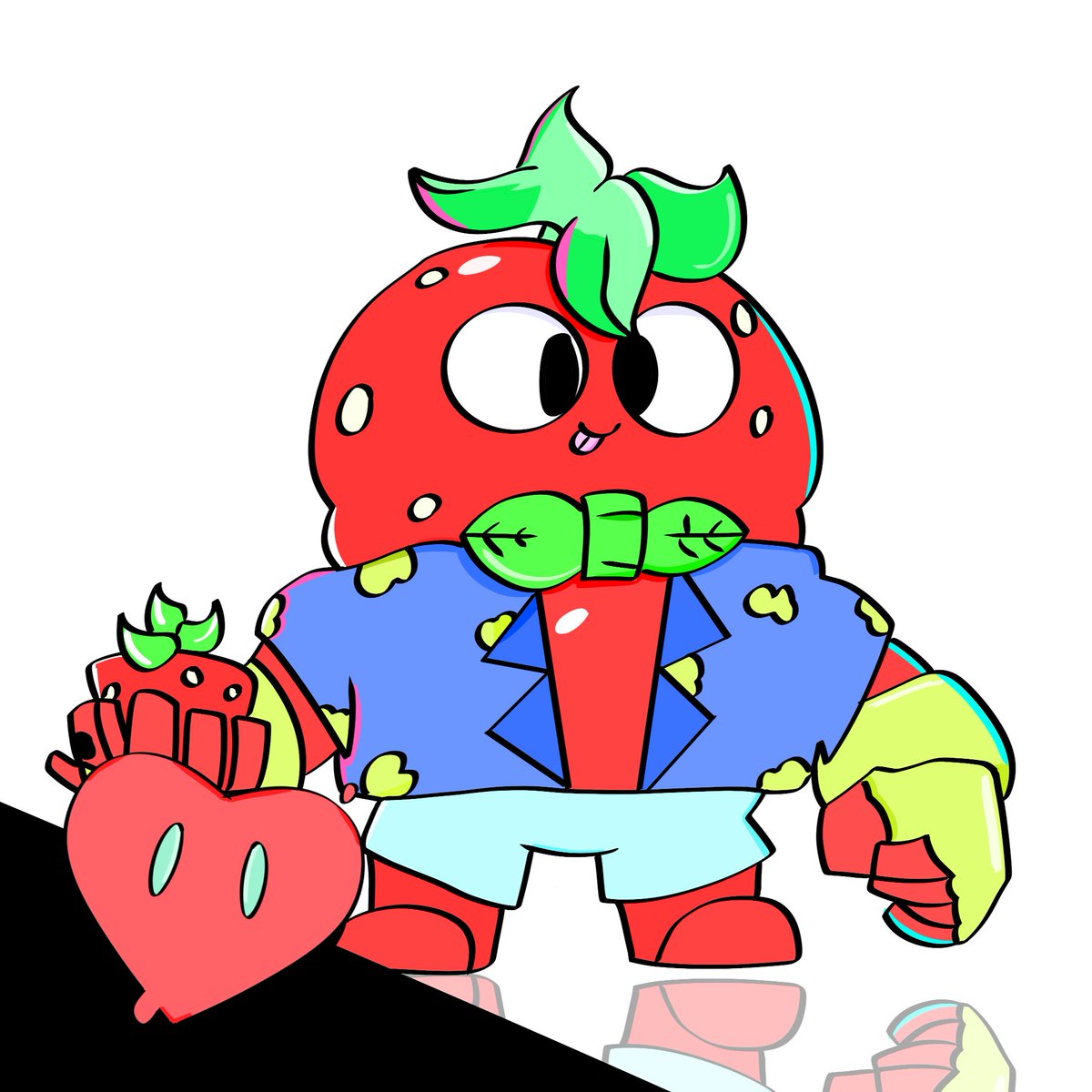 but11rfly's tweet photo. Strawberry Lou

#brawlstarsconcept #skinconcept #skinbrawlstars https://t.co/CfgE8GH2AI