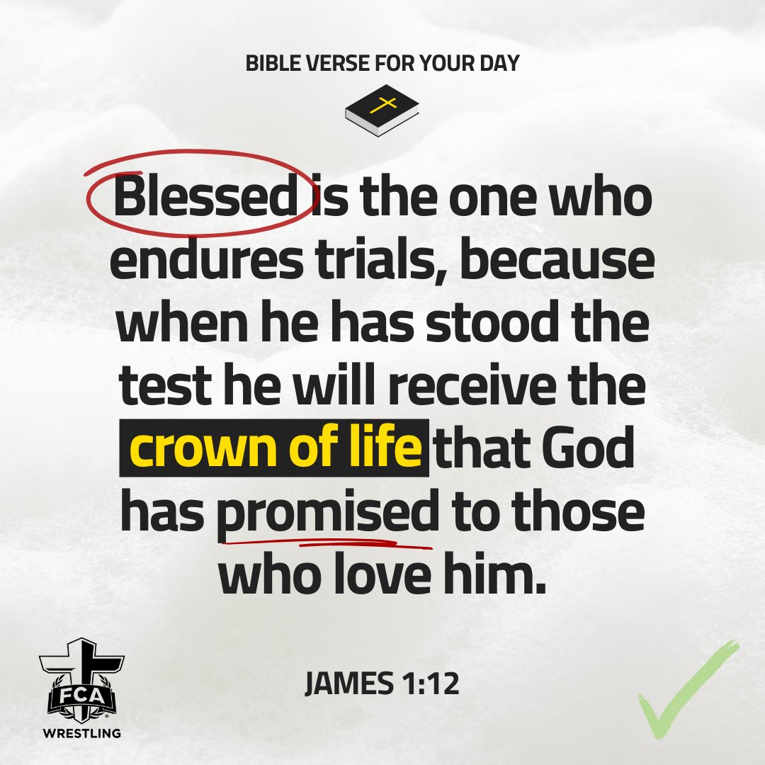 | VERSE OF THE DAY |

#FCAWRESTLING #wrestling
