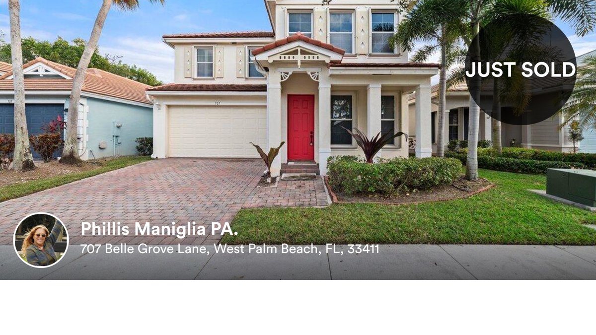 🛌 4 🛀 3 🚘 2
📍 707 Belle Grove Lane, West Palm Beach, FL, 33411

My latest sale on RateMyAgent.
Fla  BK3261713
rma.reviews/96zm16new7au

...
#ratemyagent #realestate #Partnership_Realty_Inc