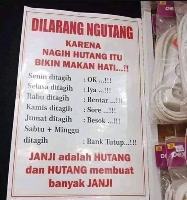 Hutang adalah racun
