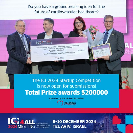 CTO LIVE AID (@cto_liveaid) on Twitter photo Got an innovative idea that could revolutionize cardiovascular healthcare?
The #ICI2024 Startup Competition is now open for submissions! Compete for $200,000 in total prize awards.
swll.to/ICIMED-AWARD
<a href="/JHDHFoundation/">Jon DeHaan Foundation</a> Got an innovative idea that could revolutionize cardiovascular healthcare?
The #ICI2024 Startup Competition is now open for submissions! Compete for $200,000 in total prize awards.
swll.to/ICIMED-AWARD
<a href="/JHDHFoundation/">Jon DeHaan Foundation</a>