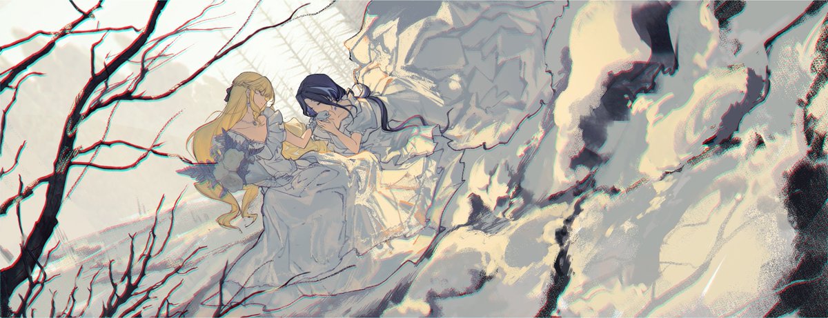 雪＆白纱＆你
#clorinde #Navia 
#Clorivia #GenshinImpact