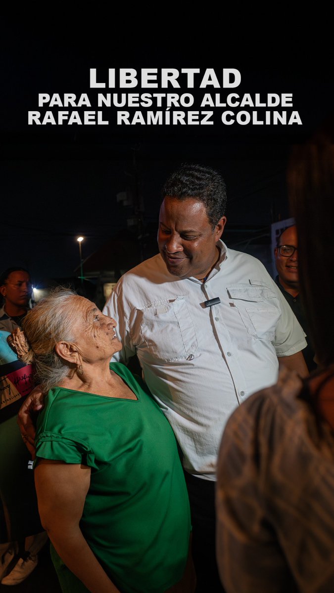 LabradorEduardo's tweet image. *Rafael Ramírez Colina* es un servidor público intachable, honesto, transparente y TRABAJADOR. 
 *Maracaibo se une pidiendo su libertad.* La ciudad necesita de su alcalde y que se respete el mandato popular. Pedimos que #LiberenANuestroAlcalde