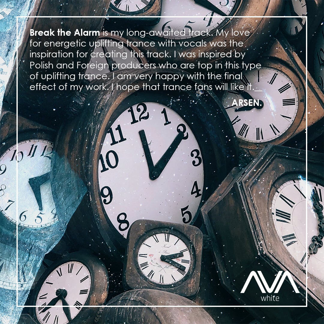 AVARecordings's tweet image. Arsen&apos;s latest track, &quot;Break The Alarm,&quot; ignites the dance floor with its explosive energy and pulsating beats. 138+ bpm uplifting at its finest! 

DL/Stream: avawhite.complete.me/breakthealarm

#avarecordings #avawhite #upliftingtrance #energy #arsen