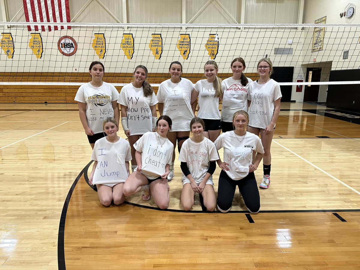 RCHS Volleyball (@rc_comet_vball) on Twitter photo A little fun at practice on Monday with some White Lies π€ A little fun at practice on Monday with some White Lies π€