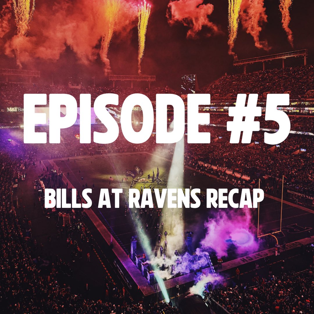 flocktalkmedia's tweet photo. Ravens roll. 

Parties at the Bank are back. 

#BillsMafia goes home sad. 

Listen to @GabeOrtis break down the blowout from Sunday night. 

Listen now: https://t.co/66wN8sSbXQ

#RavensFlock #FlockTalk https://t.co/PLKZCTcEOv