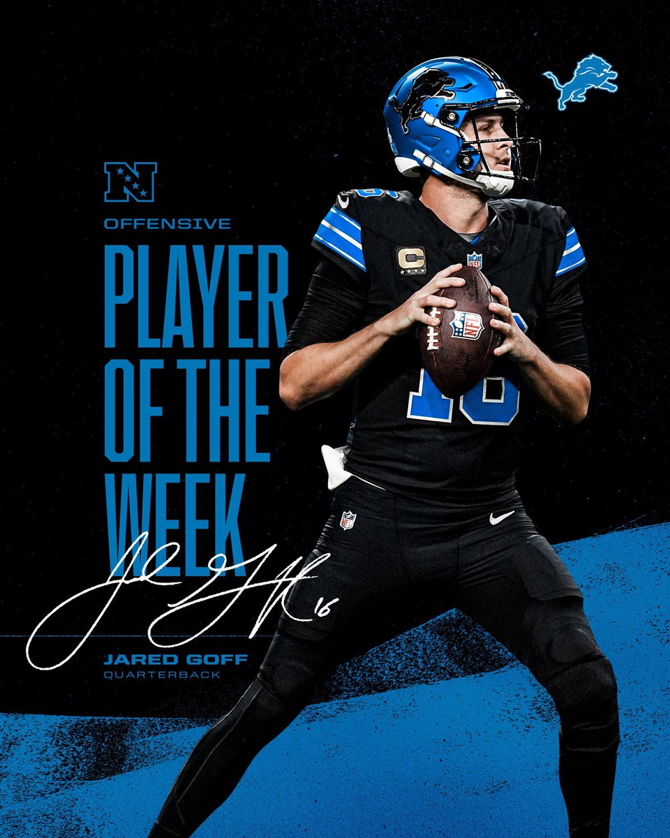 👏 👏 👏 <a href="/JaredGoff16/">Jared Goff</a>