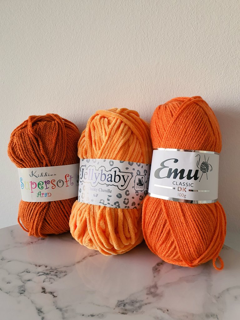 It's #PumpkinSeason and we have you covered! 
Cygnet yarns Kiddies Aran £2.30 for 100gms
Jellybaby Chunky Chenille £4.35 for 100gms
Emu Classic DK £2.00 for 100gms
🧶🎃🧶🎃🧶🎃
knittinkittenyarns.co.uk 
#Knitting #Crochet #Amigurumi 
#Belfast #Rosetta #Woolshop