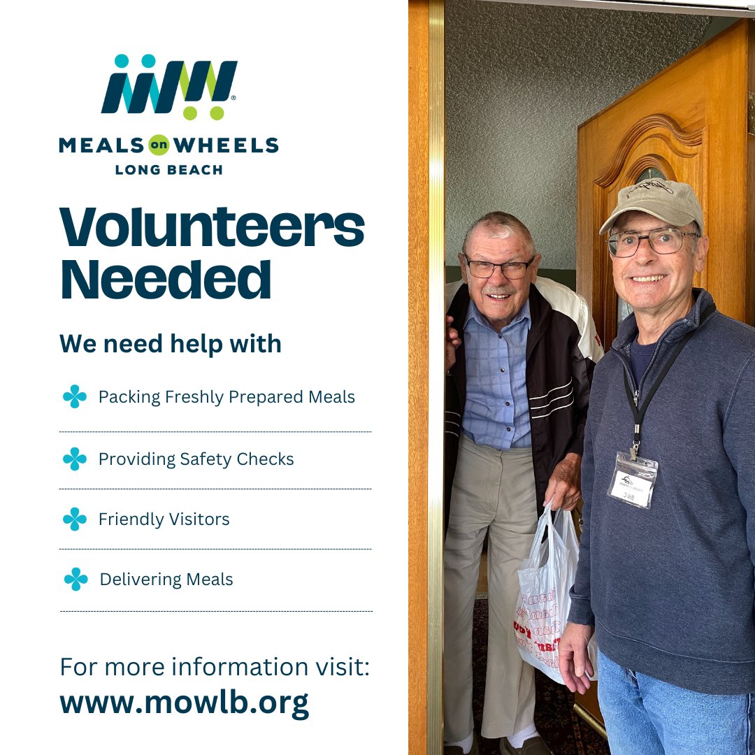Are you looking for a meaningful way to give back to your community? Join our team of dedicated volunteers and help bring joy and nourishment to those who need it most.

To learn about the different ways to get involved, visit us at mowlb.org.
#lakewood #signalhill