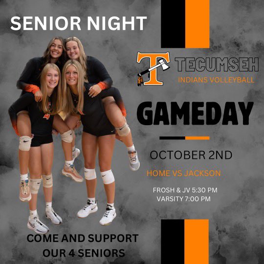 Tecumseh Volleyball tweet media