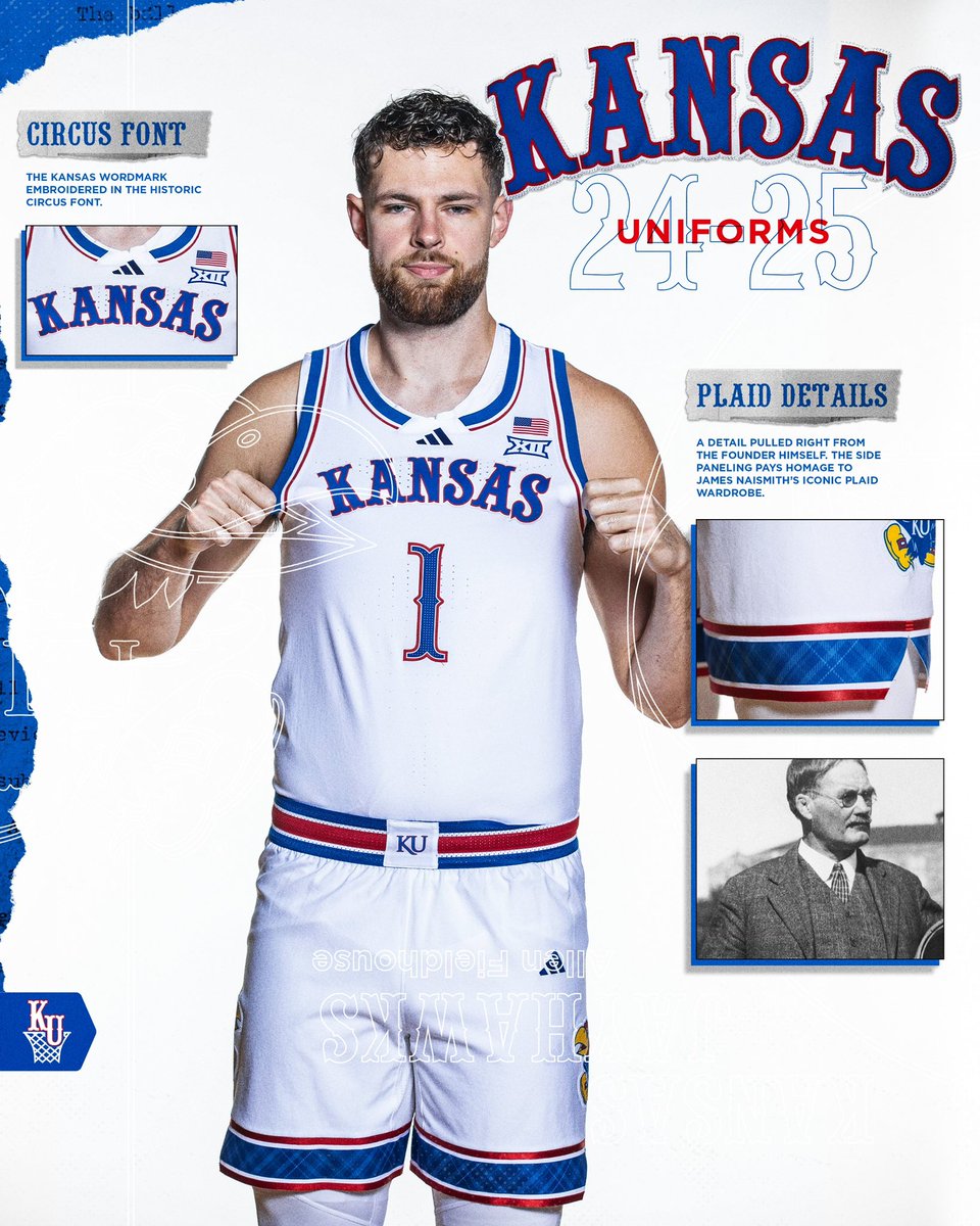 A new take on a KU classic 🎪

Shop here → bit.ly/CircusJerseys