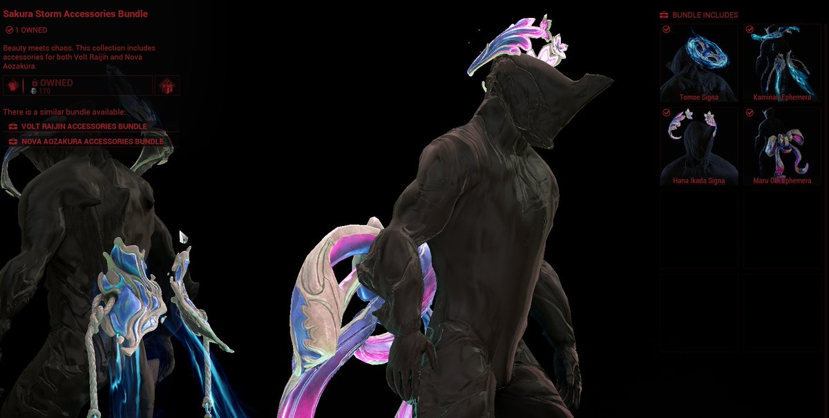 Sakura Storm Accessories Bundle Giveaway!
-Follow <a href="/WarframeUpdates/">Warframe News</a> 
-Follow @LainOfWired (host)
-Like!
-Retweet!
#Warframe #Giveaway
