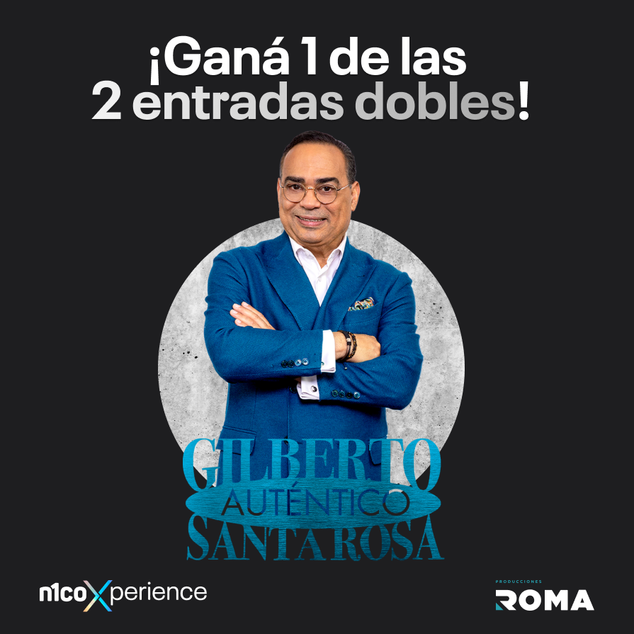 n1co_latam's tweet photo. Entraditas para Gilberto Santa Rosa😎 

Seguí estos pasos para ganarte 1 de las 2 entradas dobles: 

-Sigue a @n1co_latam
-Like y RT a esta publicación 
-Comentá ¿Cuál es tu canción favorita?  

Tenés hasta el martes 8 de octubre  📷 
SOLO VÁLIDO PARA USUARIOS CON TARJETA N1CO🔴 https://t.co/dKFegtvhAY