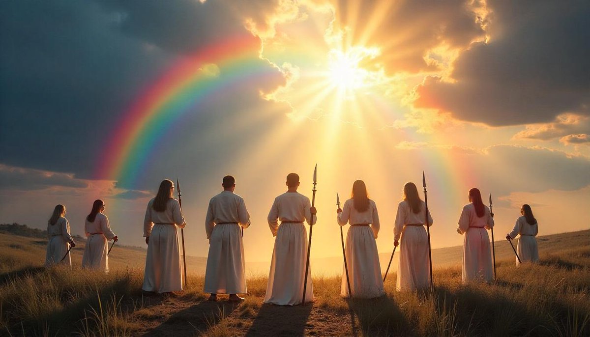 InterProph's tweet photo. Word of God about America via @KarenMagui68162 Thursday 9/26/24 in a Rainbow School of the Prophets conference:

"There is a cleansing and there is a purging that's coming to this land. I have called for the angels to go in to each and every perimeter of this nation, and to pluck up, to tear down, to gather all of the snares of the enemy."

"Not one left behind says the Lord, not one left behind. Just as in the days of Jericho, the entire enemy and all of his stores and all of his possessions and all of his children, and all of his family members shall be destroyed, not one left behind; no more contamination of this land, says the Lord, for I Am cleaning house and I Am purging and I Am cleansing. And I Am sending forth a mighty wind of my presence, and it is changing time, and it is changing seasons back to my way and my will, says the Lord, and all shall know that I Am God. I Am the mighty one of Israel. I Am the one true God and there is no other. Yokings are breaking off the peoples of this land."

"Hear it now and see it, for it shall come to pass very quickly. Suddenly you shall see it and believe it. It shall be me, says the Lord, for I am breaking off the yokes of substandard ways of thinking and understanding who I Am. For I am breaking off the yokes of substandard orchestration of my will and my way. For it shall be me to the highest. It shall be me to the lowest depths of the land and the nation of America. You shall see me, says the Lord. For the blood-gut-wrenching cries of the people I have heard, says God, and I Am not deaf, and I shall avenge mine! I shall avenge my loved ones and my innocents, I shall avenge, says the Lord."