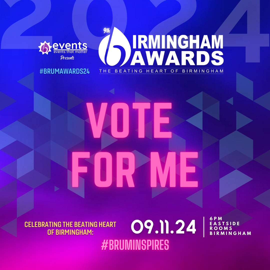 We are delighted to announce that we have been nominated for the ‘Sporting Initiative of the Year’ award at the Birmingham Awards 2024 🤩

Vote using the link below:

birminghamawards.co.uk/vote-now/

#BRUMAWARDS24, #BrumINSPIRES