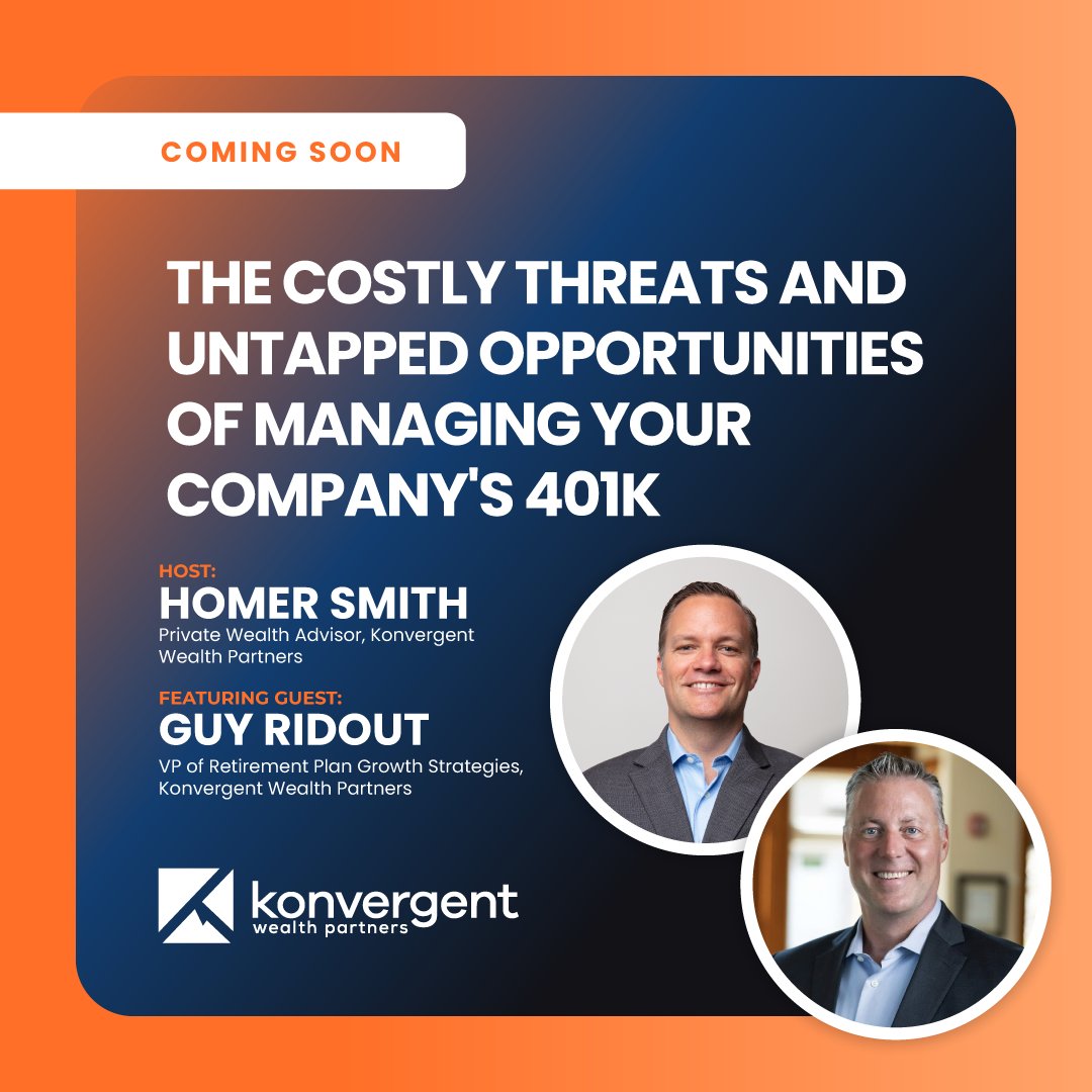 KonvergentWP's tweet photo. Tune in Monday to learn how proactive 401k management can be a powerful tool for your business and your employees' financial futures!

Follow along at https://t.co/SgyxfnQQ18 or listen on your favorite podcast platform. https://t.co/niJoSARx5U