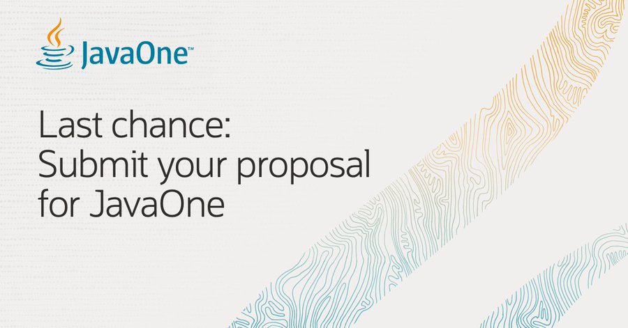 Sharat_Chander's tweet image. 📢Deadline Approaching📢

#Java developers: the @JavaOne call for papers closes on Oct 10th. Please get your submissions in to be considered as a speaker:

Visit here and click on &quot;Submit to the CfP&quot; to begin: oracle.com/javaone/?sourc…

#JDK #OpenJDK #Java #JavaOne