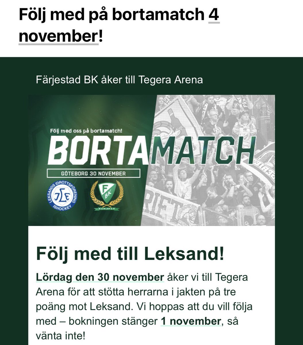 Keys0r's tweet image. Det blev nästan rätt @farjestad_bk
Varför anställer ni inte någon som kan med sociala kanaler?
Amatörmässigt för en toppklubb.