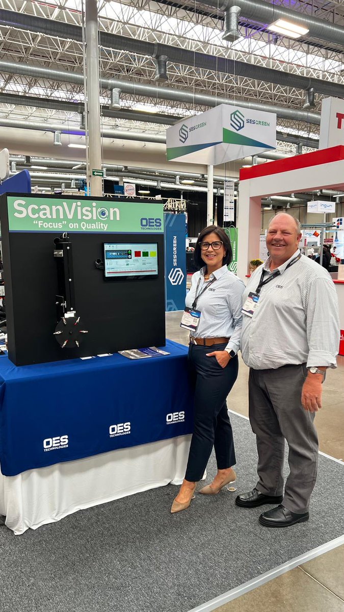 oes_inc's tweet photo. Our Technologies division is in Mexico at the Expo Wiretech sharing our quality control devices, that continue to set new standards in the wire harness industry.
#QualityWithoutQuestion https://t.co/Wi96TmHVYT