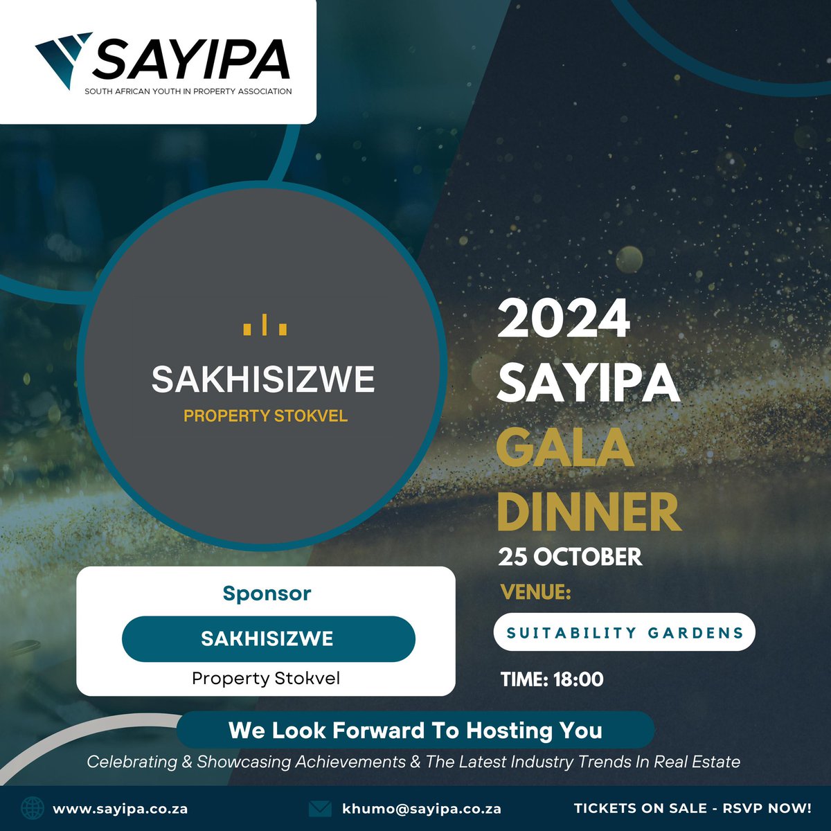 info_sayipa's tweet photo. OUR OFFICIAL CONFIRMED PARTNER/SPONSOR 🥳💯

Sakhisizwe Property Stokvel has successfully pledged &amp; donated 10 Tickets towards this years annual Gala Dinner. 🤩

Tickets Available On Our Bio. 🎟️

#October
#SAYIPA
#YouthInProperty
#Education
#RealEstate
#SAYIPAGalaDInner2024 https://t.co/K4o76btUE8