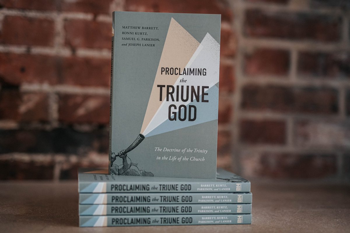 CredoMagazine's tweet image. 💥 GIVEAWAY 💥
*Proclaiming the Triune God* just released! And we are giving away SEVERAL COPIES. @MattMBarrett, @samuel_parkison, @RonniKurtz, and Lanier are proof you can preach the Trinity of Nicaea to your church. 

To win, LIKE, FOLLOW, and RETWEET. amzn.to/3BuQ9h4