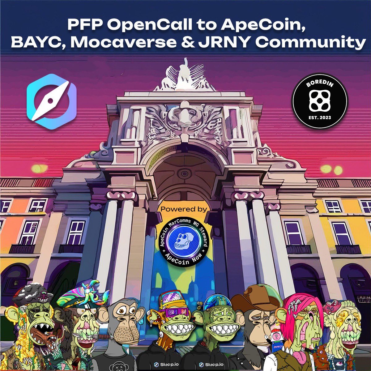 Sleap (@sleap_io) on Twitter photo Powered by <a href="/apecoin/">ApeCoin</a>.
PFP ApeFest OpenCall to <a href="/apecoin/">ApeCoin</a> , <a href="/BoredApeYC/">Bored Ape Yacht Club π</a> , <a href="/Moca_Network/">Mocaverse</a> & <a href="/JRNYCLUB/">JRNY CLUB</a> community. π¦
Submit your PFPs to be on display at Apes swing into Lisbon on the 17th of October 2024.π΅πΉ
How to submit your PFP:
1- Reply with your PFP # and image
2- Retweet the Powered by <a href="/apecoin/">ApeCoin</a>.
PFP ApeFest OpenCall to <a href="/apecoin/">ApeCoin</a> , <a href="/BoredApeYC/">Bored Ape Yacht Club π</a> , <a href="/Moca_Network/">Mocaverse</a> & <a href="/JRNYCLUB/">JRNY CLUB</a> community. π¦
Submit your PFPs to be on display at Apes swing into Lisbon on the 17th of October 2024.π΅πΉ
How to submit your PFP:
1- Reply with your PFP # and image
2- Retweet the