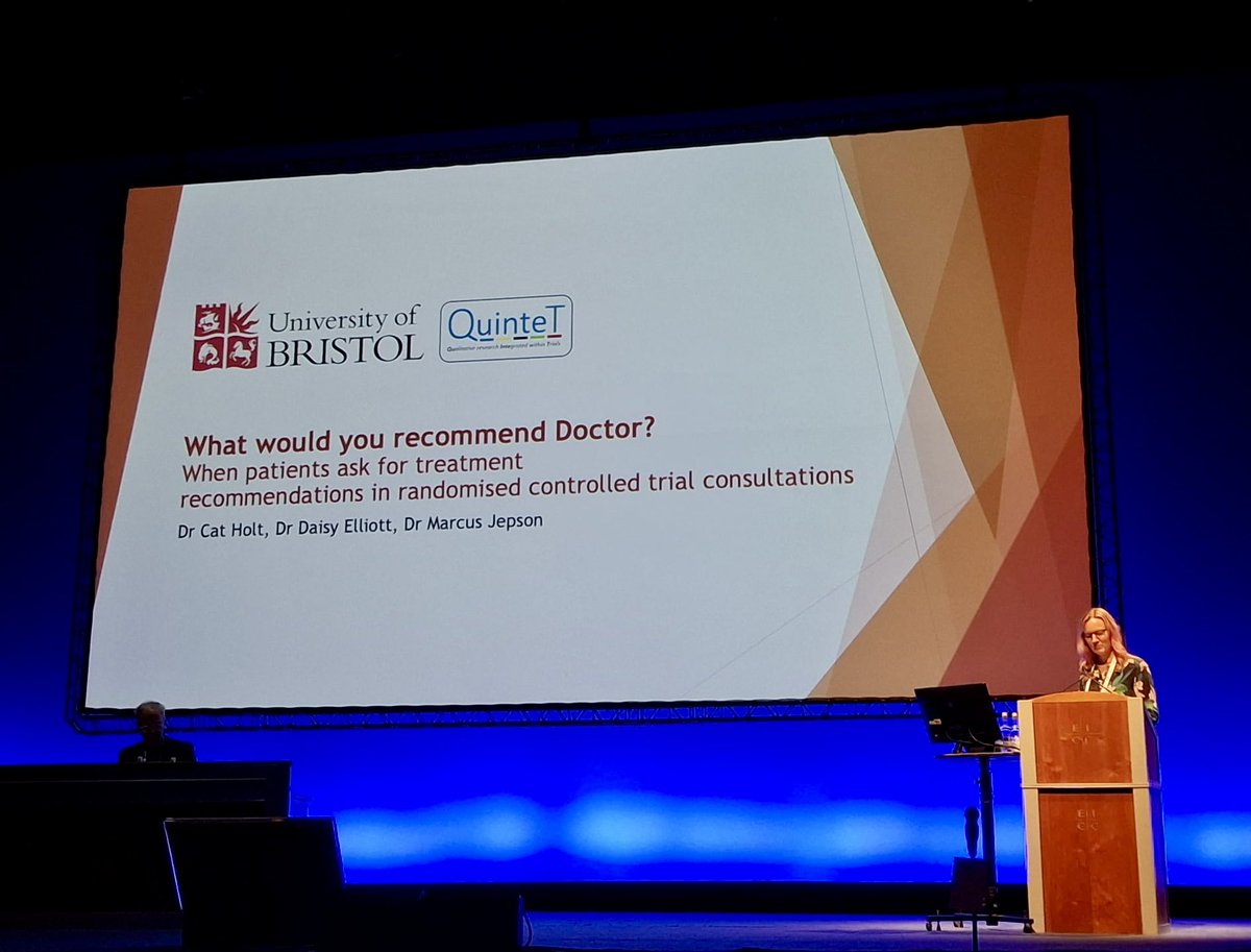 Very grateful for the opportunity to share my passion for conversation analysis with delegates at the International Clinical Trials Methodology Conference today. <a href="/QuinteTBristol/">QuinteT</a> #ICTMC2024 #conversationanalysis