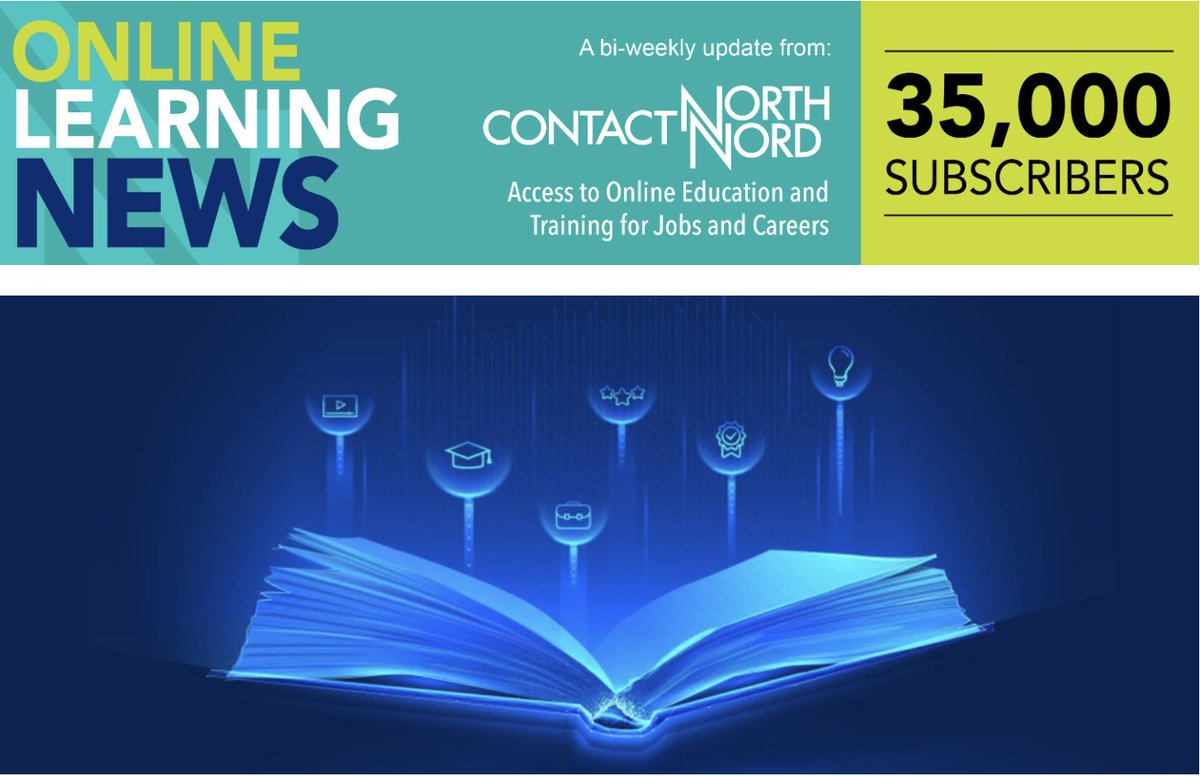 🔎Check out today's Online Learning News. Read about navigating the challenges of OER, our October webinars, &amp; developing policy re AI. Don’t forget blogs by Drs. Philippa Hardman &amp; Tony Bates, &amp; this week’s must-read book. 📖🎥🖥️
👉 ow.ly/4VWo50TBsSQ

#EdChat #EdTech