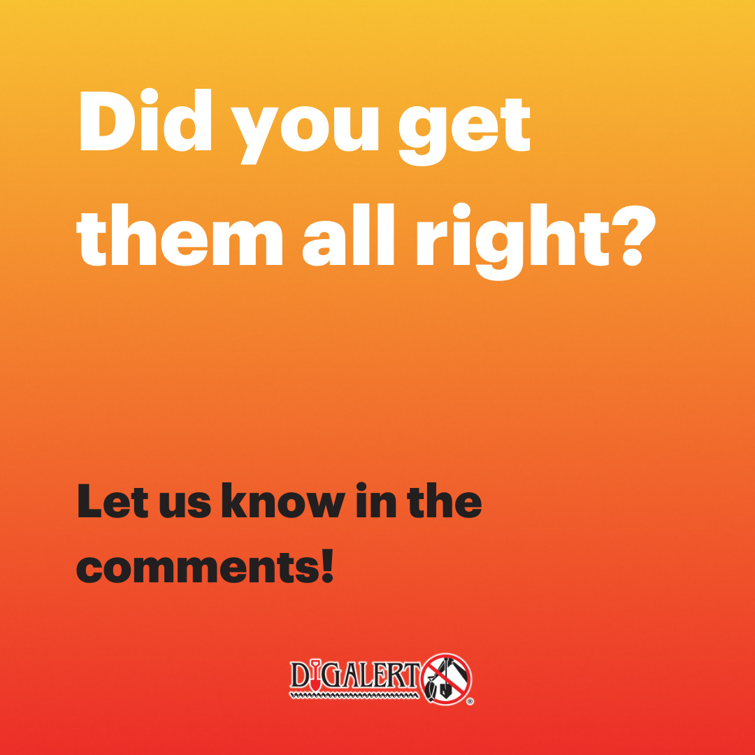 DigAlert's tweet image. DigAlert® is proud to serve 9 Southern California counties. Can you name them all? 

No cheating!

#ContactDigAlert