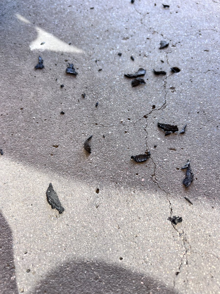 itsjoeberman's tweet photo. @scottsdaleazgov @ScottsdalePD you’re lucky I didn’t die today as you freshly paved between Hayden and the 101 on Bell Road with absolutely no signage. Asphalt caked &amp; baked on my motorcycle tires, with absolutely no traction to the point I lost control. May need new tires https://t.co/IE2FG32yvw