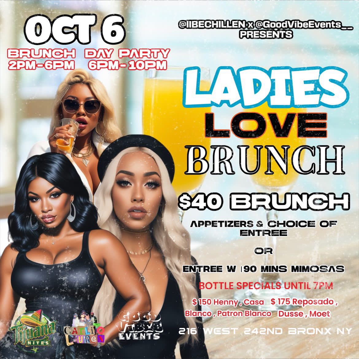 iibechillen_'s tweet photo. Sunday Come Brunch 

📍 Tijuana Nites
216 W 242nd Street 

Doors Open At 1:30pm https://t.co/PGfRqb2NGw
