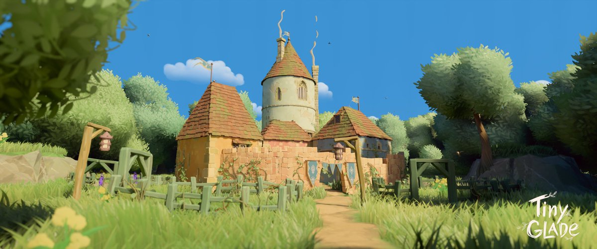 My first #TinyGlade castle! 📸