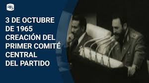 Un día como #Hoy 3 de octubre del 1965. Es presentado ante el pueblo el primer Comité Central del PCC.
#CubaViveEnSuHistoria #VillaClaraConTodos #CubaMined #EducaciónVillaClara #TenemosMemoria