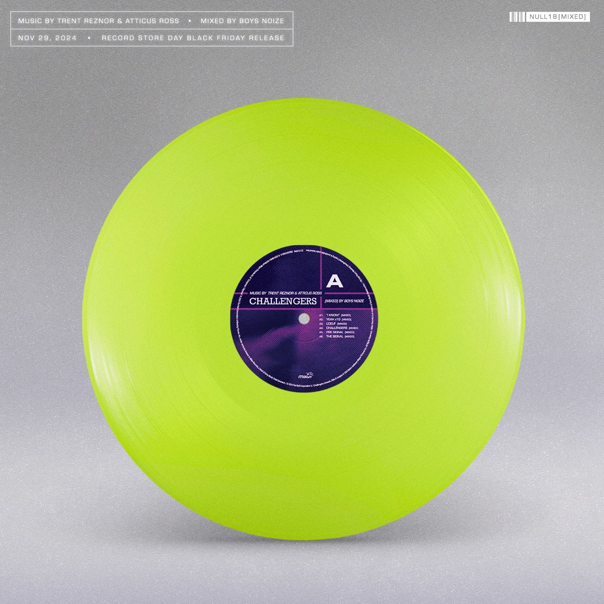 Challengers [MIXED] is coming to vinyl for this year's