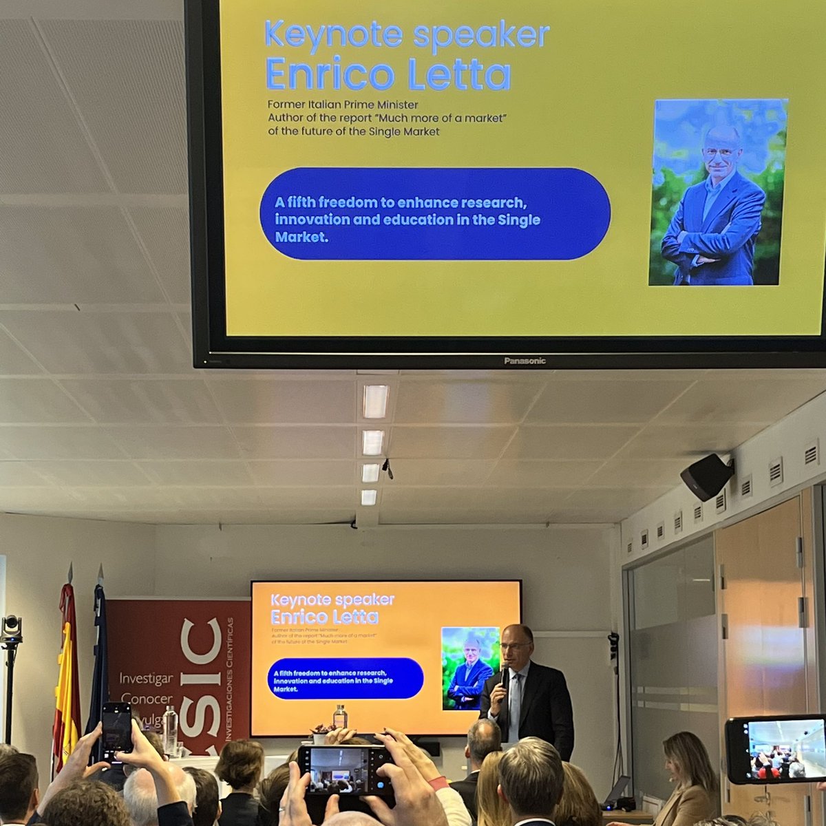 Mattia Bellotti (@mattibellotti) on Twitter photo Insightful speech from <a href="/EnricoLetta/">Enrico Letta</a> at @RMatters2024: Europe is lagging behind, we need to create a bridge between #research, #innovation and #education and the financial market. Insightful speech from <a href="/EnricoLetta/">Enrico Letta</a> at @RMatters2024: Europe is lagging behind, we need to create a bridge between #research, #innovation and #education and the financial market.