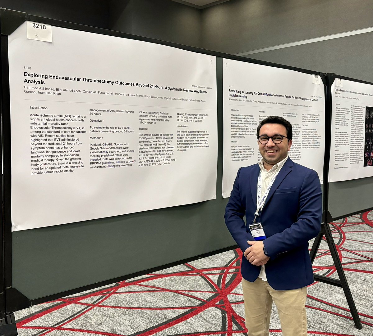 inam_khan_md's tweet photo. Had a great time at #CNS2024 meeting with friends, colleagues, mentors and learning about innovation/research in neurosurgery. https://t.co/H28n8Azb0l