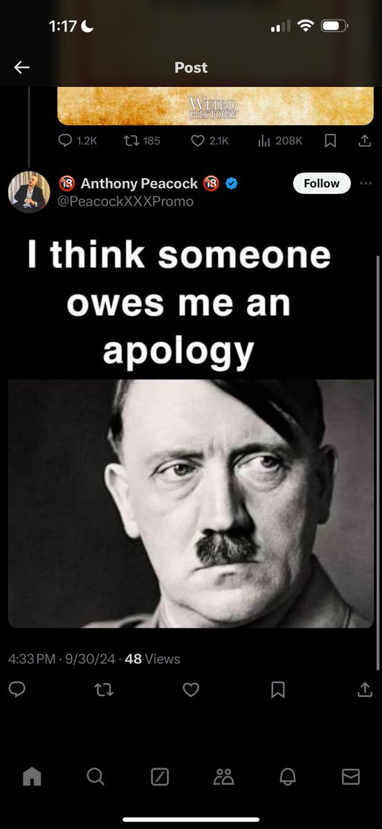 CherryLaine__'s tweet photo. @GwenAdora Dude is a whole fucking n*zi freak , not being able to engage isn’t surprising https://t.co/CBEPL9payN