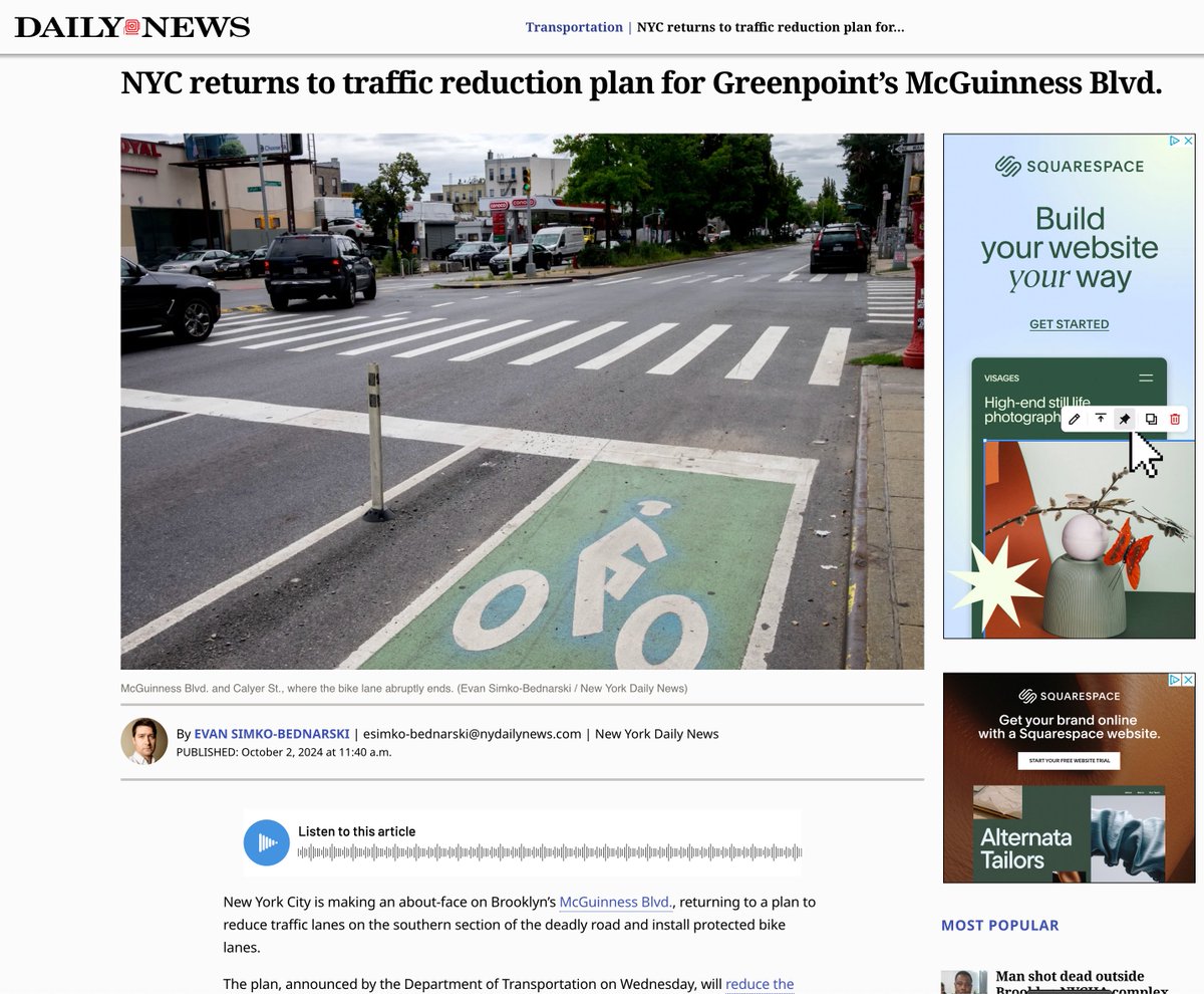 WHAT is going on?

First: <a href="/NYC_DOT/">NYC DOT</a> installs UNGA #bikenyc lanes!

Then: Announces Bus Only lanes on 96th despite cranky opposition!😀

Next: Going forward with the bike plans on McGuinness!😀

More? Could we get the Fordham road bus lanes now too? Congestion Pricing? 🤨 Please!