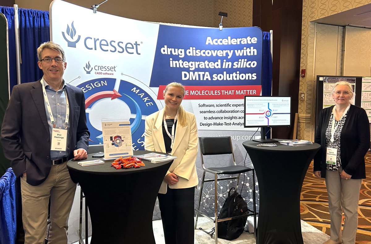 If you haven’t already, stop by to stand #506 to meet with the team at Discovery on Target in Boston this week. We look forward to seeing you there!

#smallmolecules #discoveryontarget #compchem #medchem #drugdesign #drugdiscovery