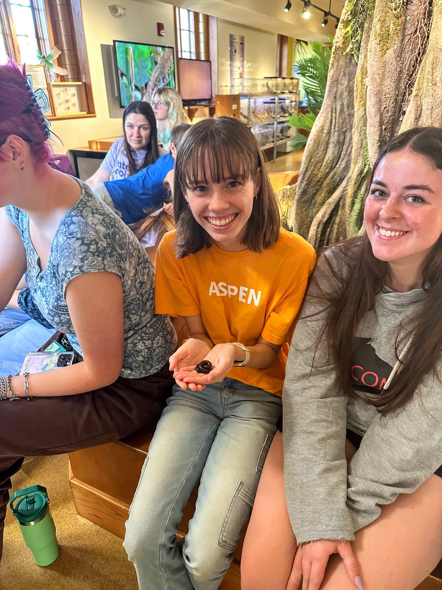 PopenoeEntoClub's tweet photo. We ❤️ the Insect Zoo! 

Major thanks to the Insect Zoo staff, especially Tansy (aka PEC Outreach Coordinator), for preparing lots of fun critters for us to hold and learn about!

#entomology #insectzoo #bugs https://t.co/D9rgHCSeJx