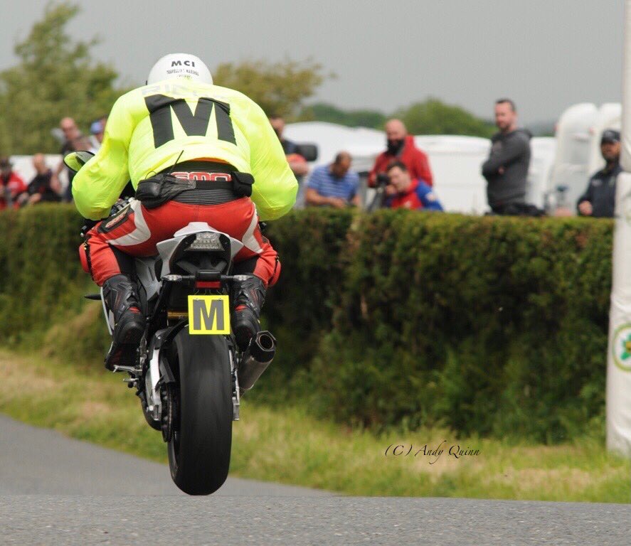 Travelling Marshals aren’t on track just because they are enthusiastic and own a fast bike, they have to be suitably experienced and have the results to back it up.

Like ex-Manx GP’s Brendan Desmond at Kells.

#WheelieWednesday