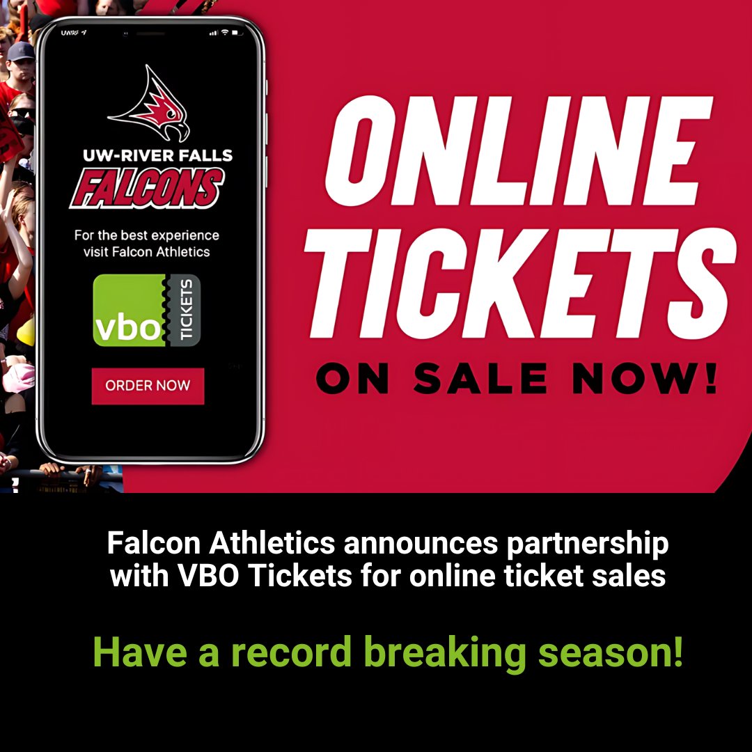 vbotickets's tweet image. VBO Tickets is thrilled to announce our new partnership with UW-River Falls Falcon Athletics to bring their fans a seamless and convenient online ticketing experience! uwrfsports.com/news/2024/9/17…

#VBOtickets #FalconAthletics #TicketingSolutions #CollegeSports #OnlineTickets