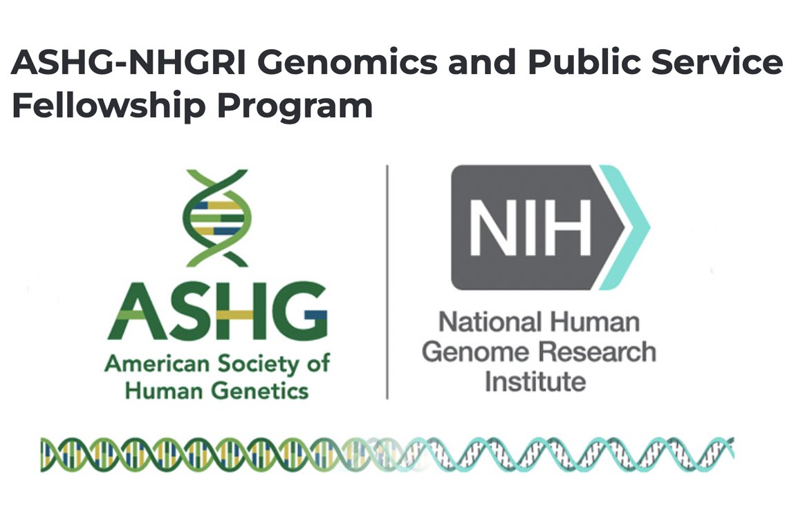 National Human Genome Research Institute (@genome_gov) on Twitter photo Applications are now open for <a href="/genome_gov/">National Human Genome Research Institute</a> and ASHGās Genomics and Public Service Fellowship Program! This is an exciting opportunity for postbacs and post-grads to gain experience in public policy, education and #scicomm. Learn more and apply by Nov. 30! genome.gov/ASHG-NHGRI-fel⦠Applications are now open for <a href="/genome_gov/">National Human Genome Research Institute</a> and ASHGās Genomics and Public Service Fellowship Program! This is an exciting opportunity for postbacs and post-grads to gain experience in public policy, education and #scicomm. Learn more and apply by Nov. 30! genome.gov/ASHG-NHGRI-felā¦