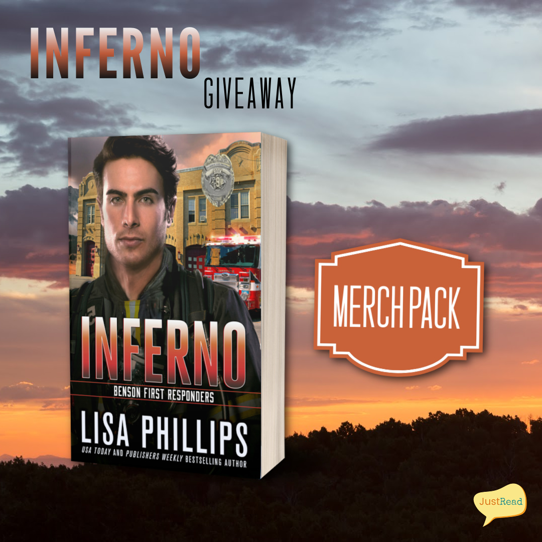 ! #Inferno by #LisaPhillips features "Big city crime. Small town heroes." 1 winner will receive a signed copy of Inferno &amp; a merch pack! Enter: justreadtours.com/2024/09/30/wel… 

@JustReadTours #justreadtours #BensonFirstResponders  #romanticsuspense #christianfiction  #christianfic