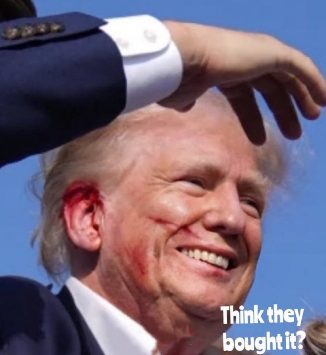 DutchyPatrick's tweet image. Don’t think he wouldn’t, we know he’s a conman, a fraudster, a pathological liar, a cheater, a convicted criminal. 

But would he really stage this, even at the cost of human lives? Is he that evil?

Give me your honest opinion!