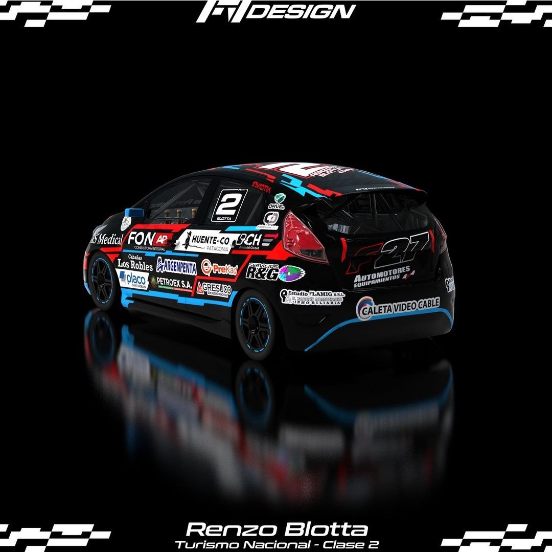 aguante_tn's tweet photo. #C2 Diseño sobre el #FiestaKinetic que utilizará Renzo Blotta en su regreso a la Clase 2, donde llevará el #2 tras haber conseguido el subcampeonato la pasada temporada, el comodorense estará bajo el mando del equipo Ale Bucci Racing https://t.co/6EkQhHPV6u